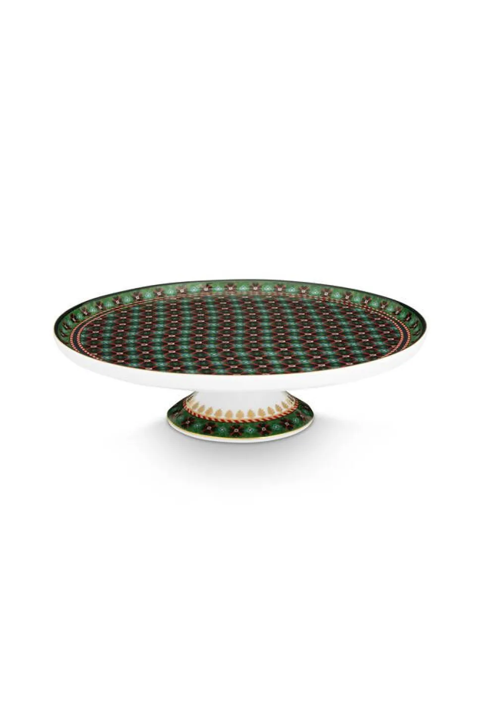 Pip Studio kakkutarjotin Clover 21 cm Green