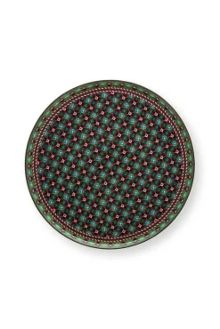 Pip Studio kakkutarjotin Clover 21 cm Green