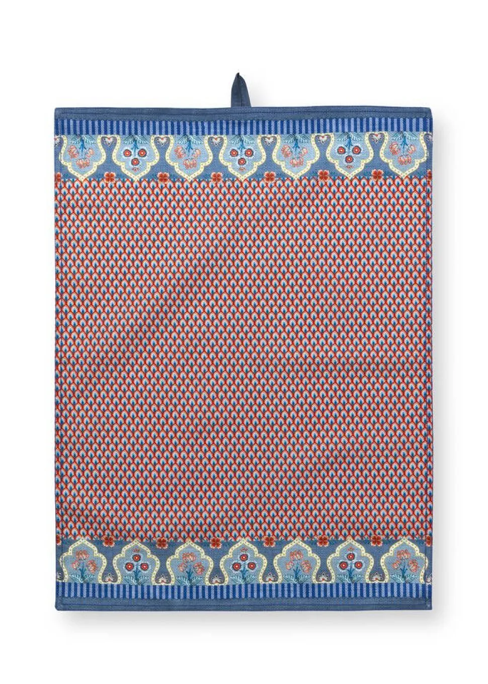Pip Studio keittiöpyyhe Flower Festival 50x70 cm Blue-Red