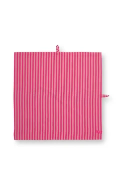 Pip Studio keittiöpyyhe Stripes 65x65 cm 2 kpl Pink