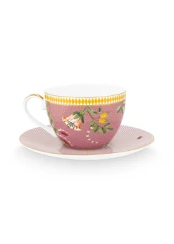 Pip Studio kuppi & aluslautanen La Majorelle 280 ml Pink