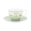 Pip Studio kuppi & lautanen Lily & Lotus Tiles 280 ml