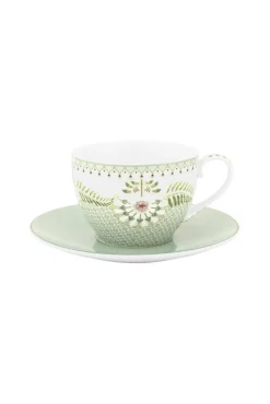 Pip Studio kuppi & lautanen Lily & Lotus Tiles 280 ml