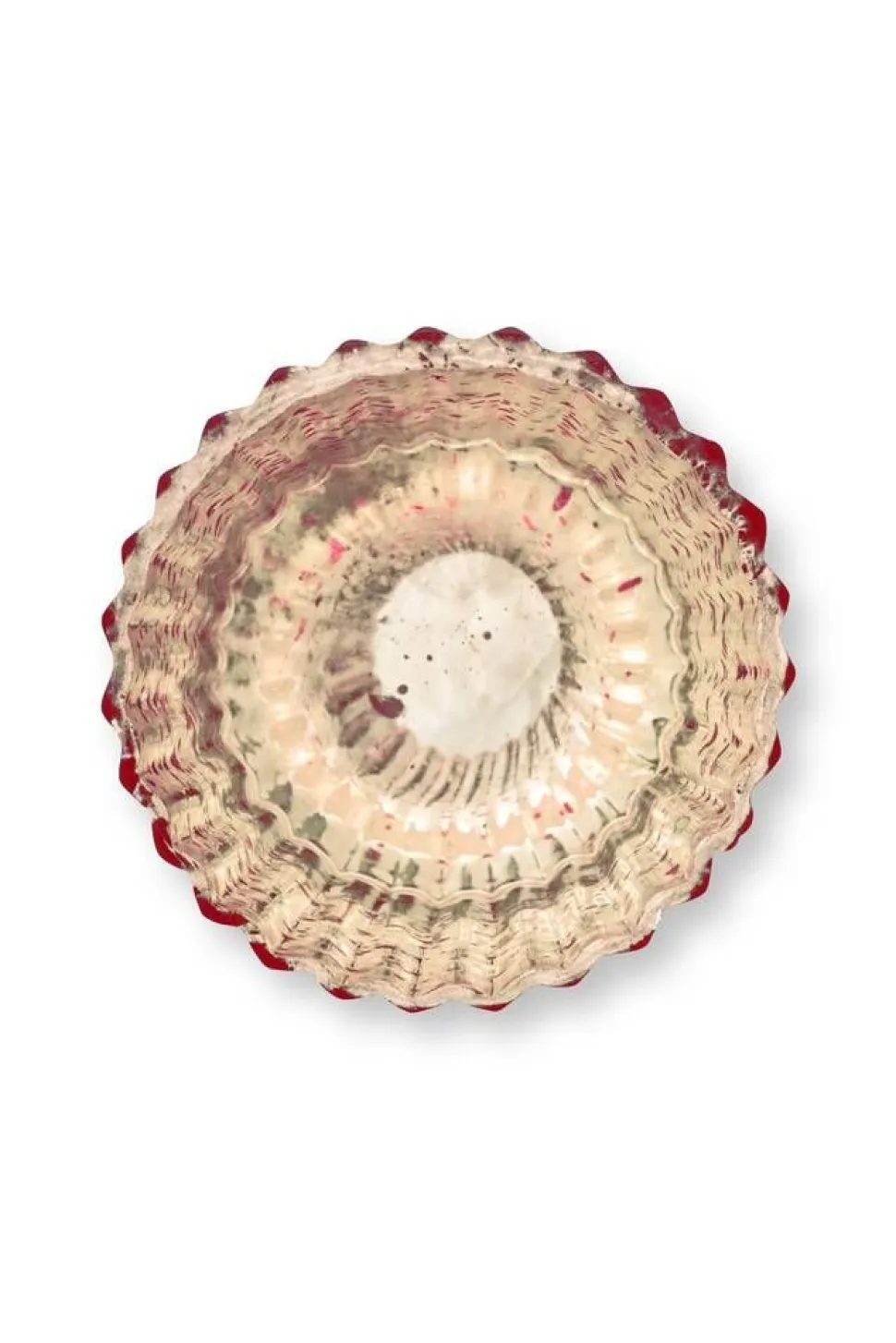 Pip Studio kynttilälyhty Glass Red Small 7x7cm 4 kpl