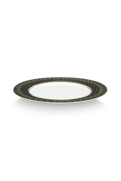 Pip Studio lautanen Clover 26,5 cm Green