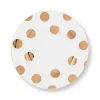 Pip Studio lautanen Dot Delight  23 cm 2 kpl White-Gold