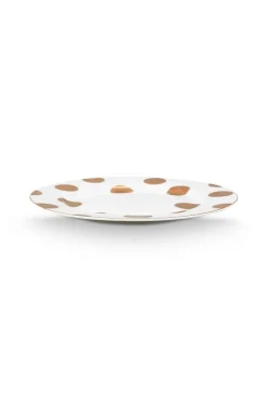 Pip Studio lautanen Dot Delight  23 cm 2 kpl White-Gold