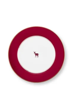 Pip Studio lautanen Love Birds Dark 21 cm Red