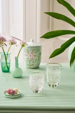 Pip Studio longdrinklasi Flower White 400 ml 2 kpl