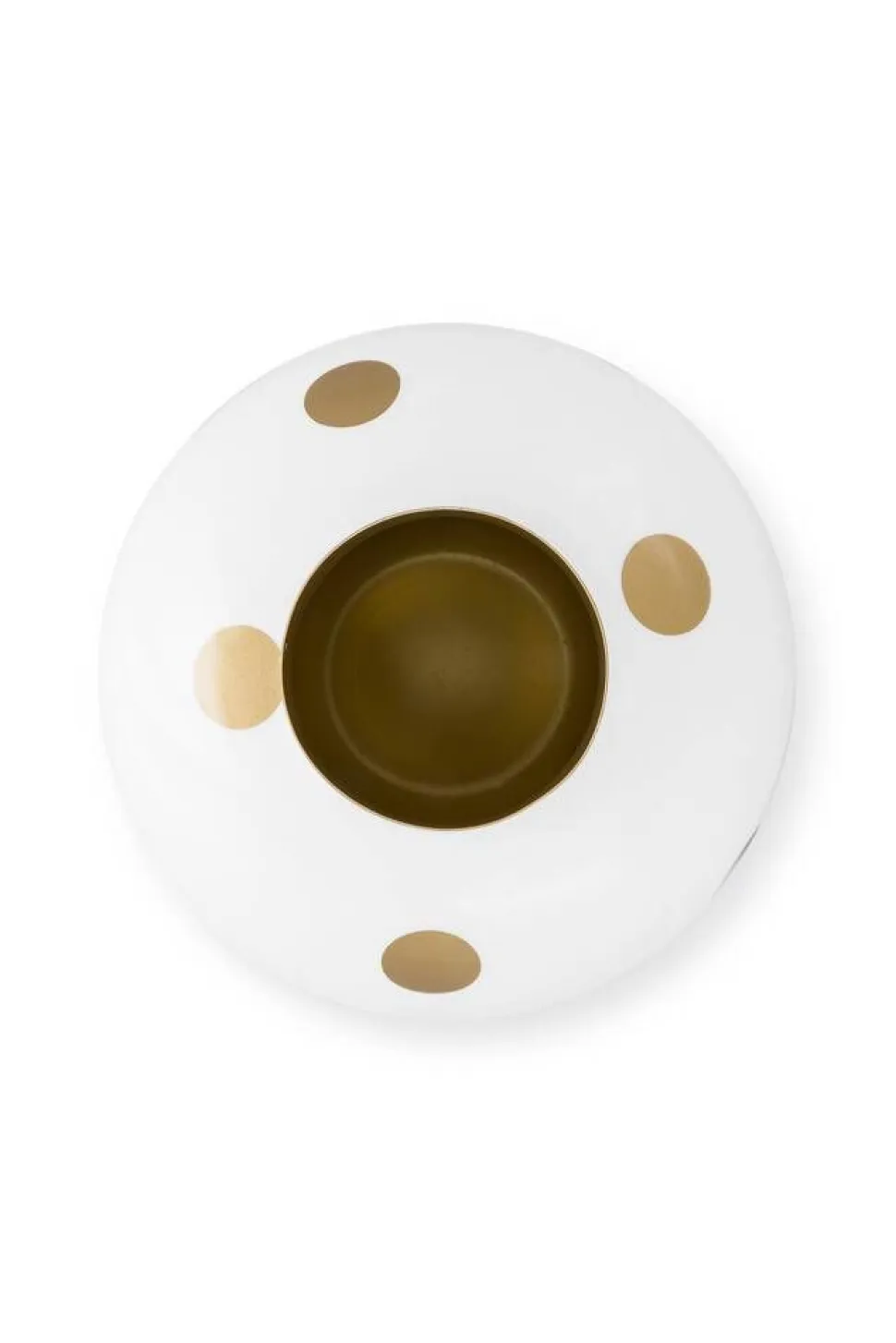 Pip Studio maljakko Metal Dots 32 cm White-Gold