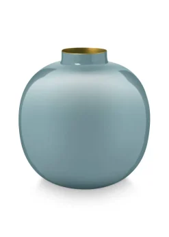 Pip Studio maljakko Metal 23 cm Light Blue