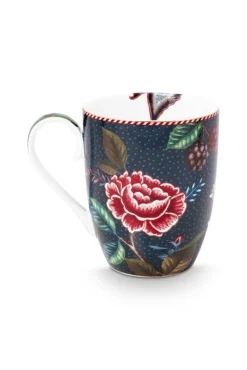 Pip Studio muki Flower Blues 350 ml Blue