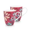 Pip Studio muki Flower Festival 350 ml 2 kpl Dark Pink