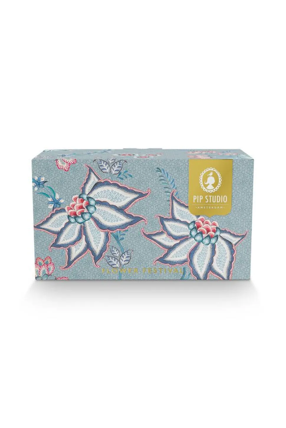 Pip Studio muki Flower Festival 350 ml 2 kpl Dark Pink