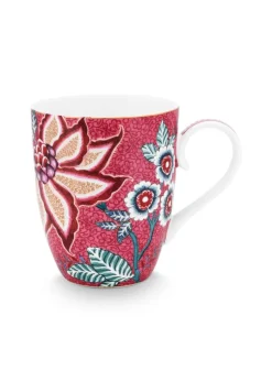 Pip Studio muki Flower Festival 350 ml 2 kpl Dark Pink