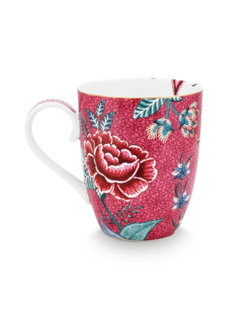 Pip Studio muki Flower Festival 350 ml 2 kpl Dark Pink