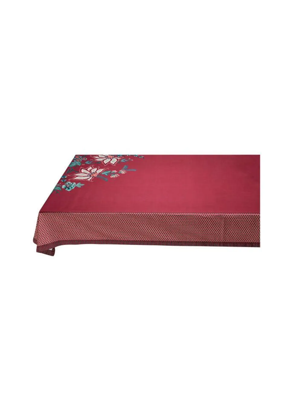 Pip Studio pöytäliina Flower Festival 150x250 cm Dark Pink