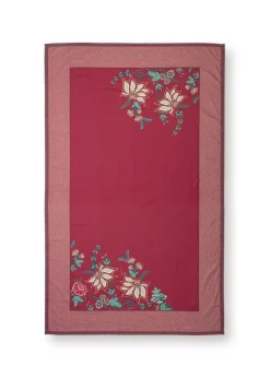 Pip Studio pöytäliina Flower Festival 150x250 cm Dark Pink