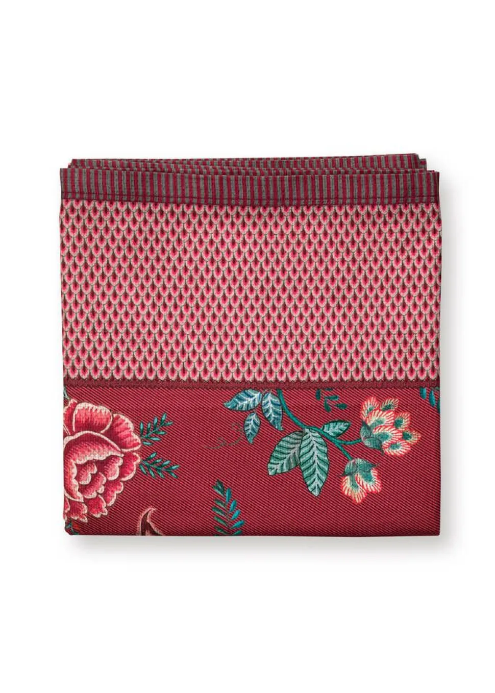 Pip Studio pöytäliina Flower Festival 150x250 cm Dark Pink