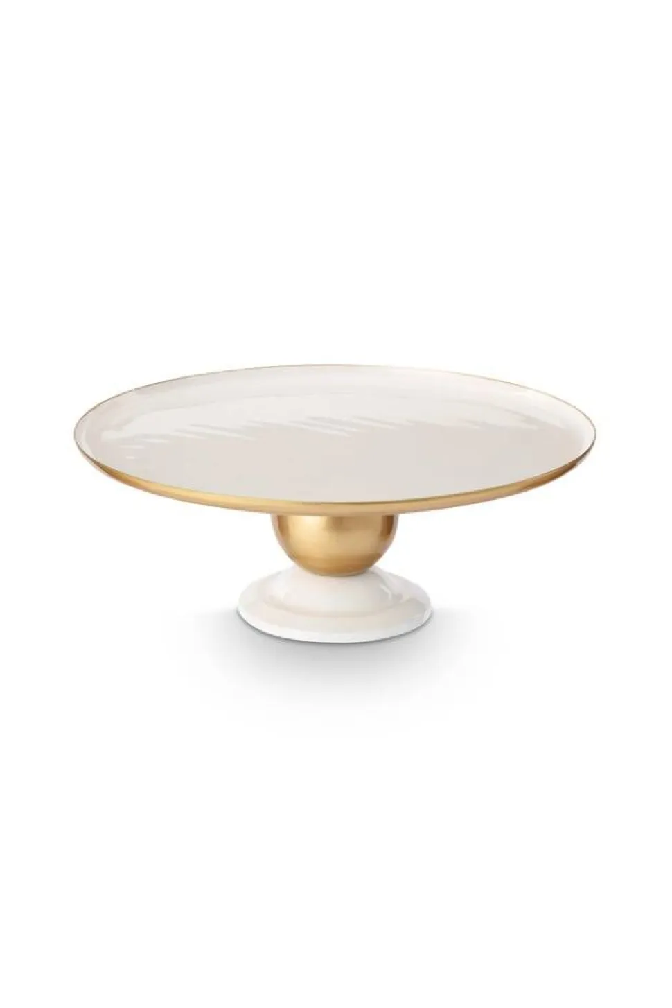 Pip Studio tarjotin Metal Sphere 32x12,5 cm White-Gold