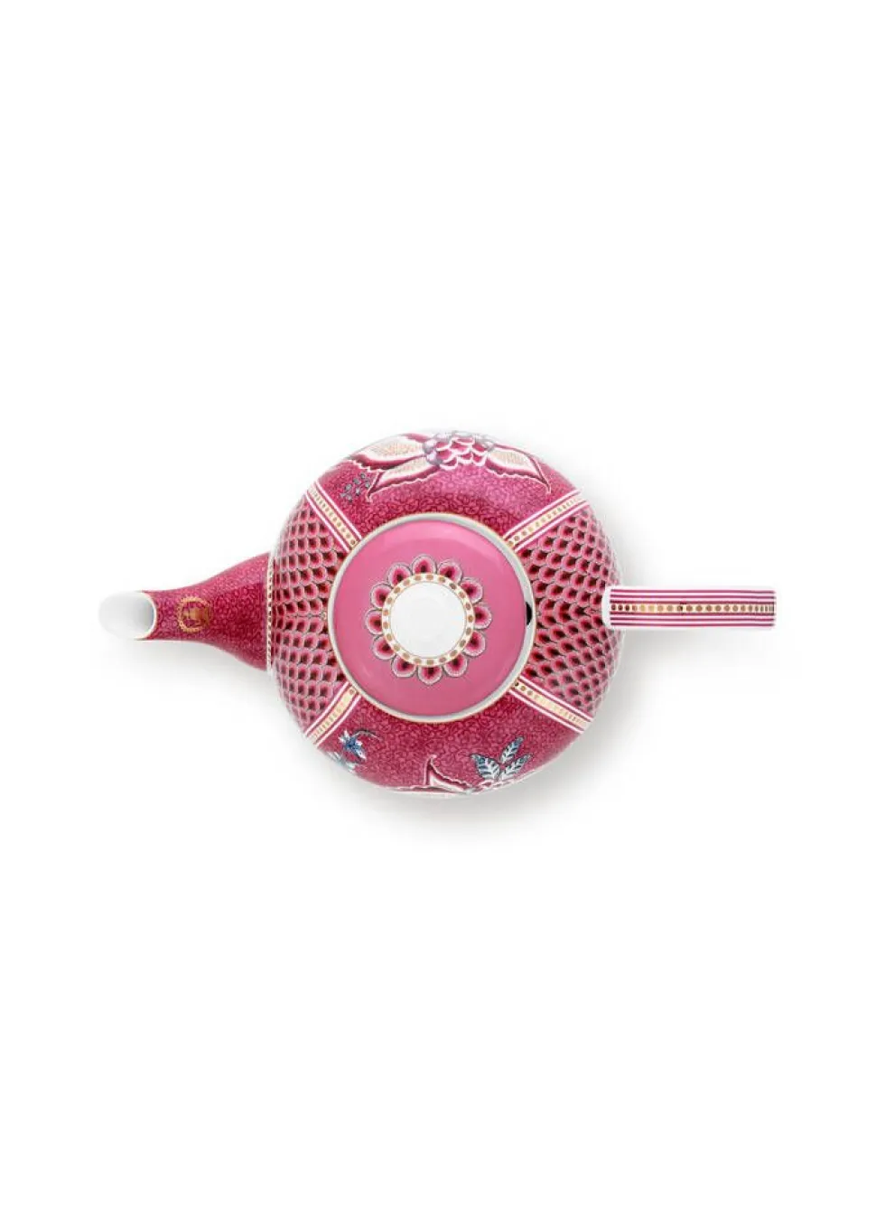 Pip Studio teepannu Flower Festival 1,6 l Dark Pink