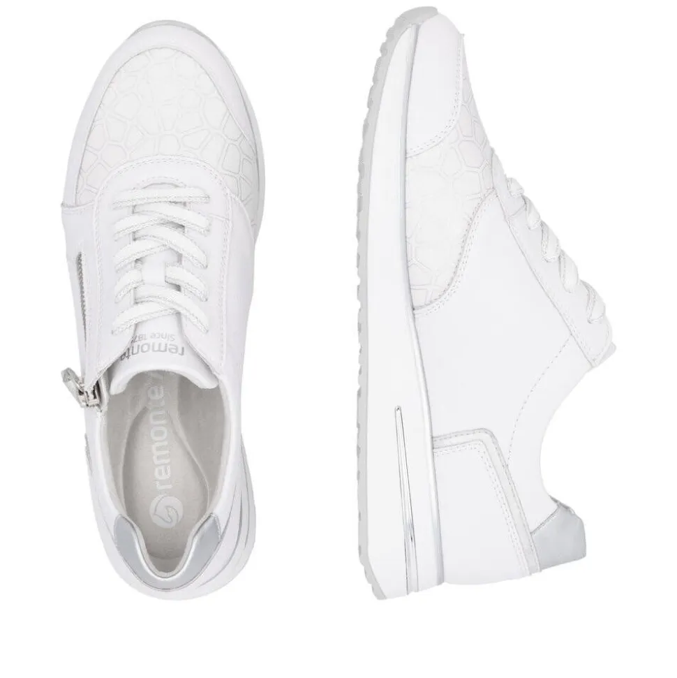 Remonte sneakerit D1G10-80 Weiss Silver Ice