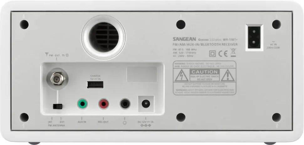 Sangean radio WR-11BT+ Limited Edition Bluetooth valkoinen