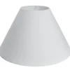 Sessak pellavavarjostin Kash 40 cm valkoinen