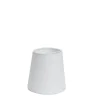 Sessak pellavavarjostin Kash 11 cm valkoinen