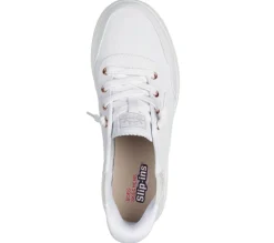 Skechers kangaskengät Womens Bobs Skipper Slip-Ins WHT