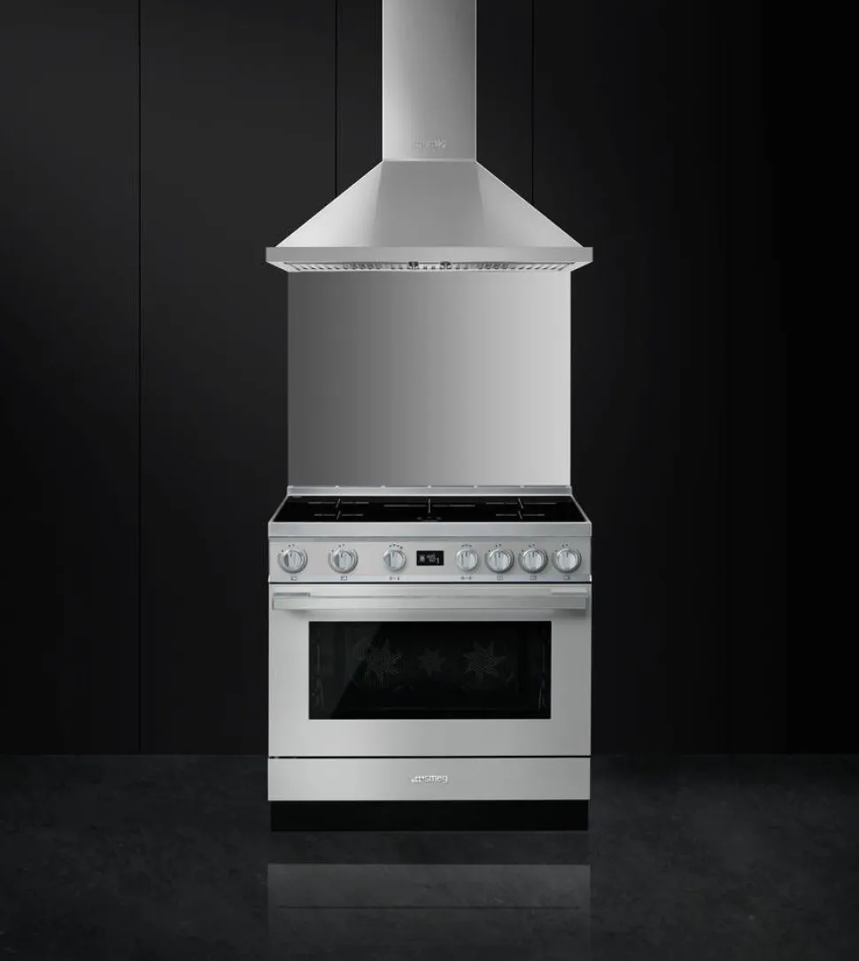 Smeg induktioliesi monitoimiuunilla CPF9IPX Portofino teräs