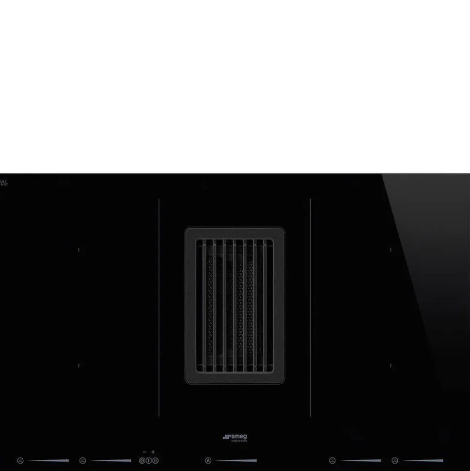 Smeg induktiotaso/liesituuletin HOBD682D1 80 cm musta