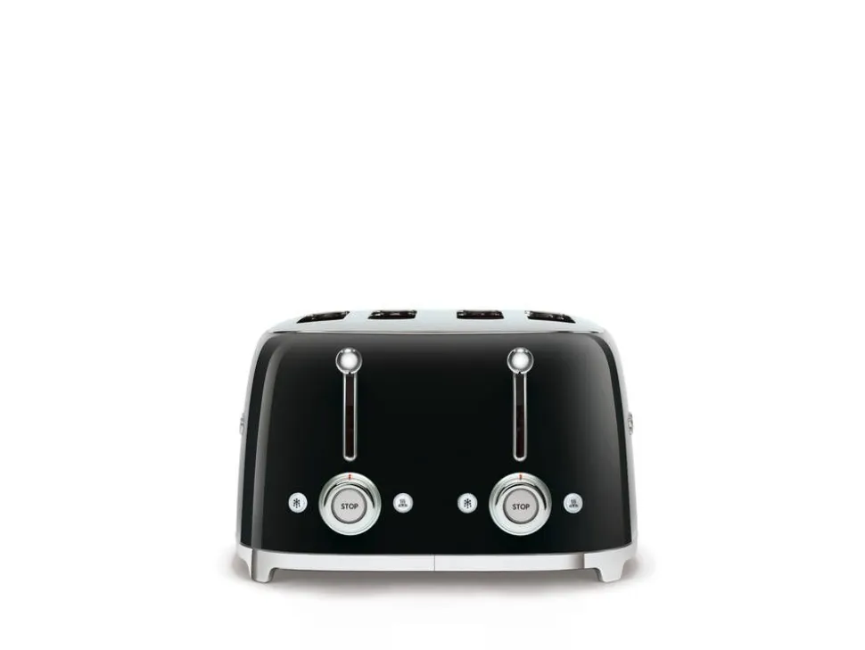 Smeg leivänpaahdin TSF03BLEU 4-viipaleen, musta