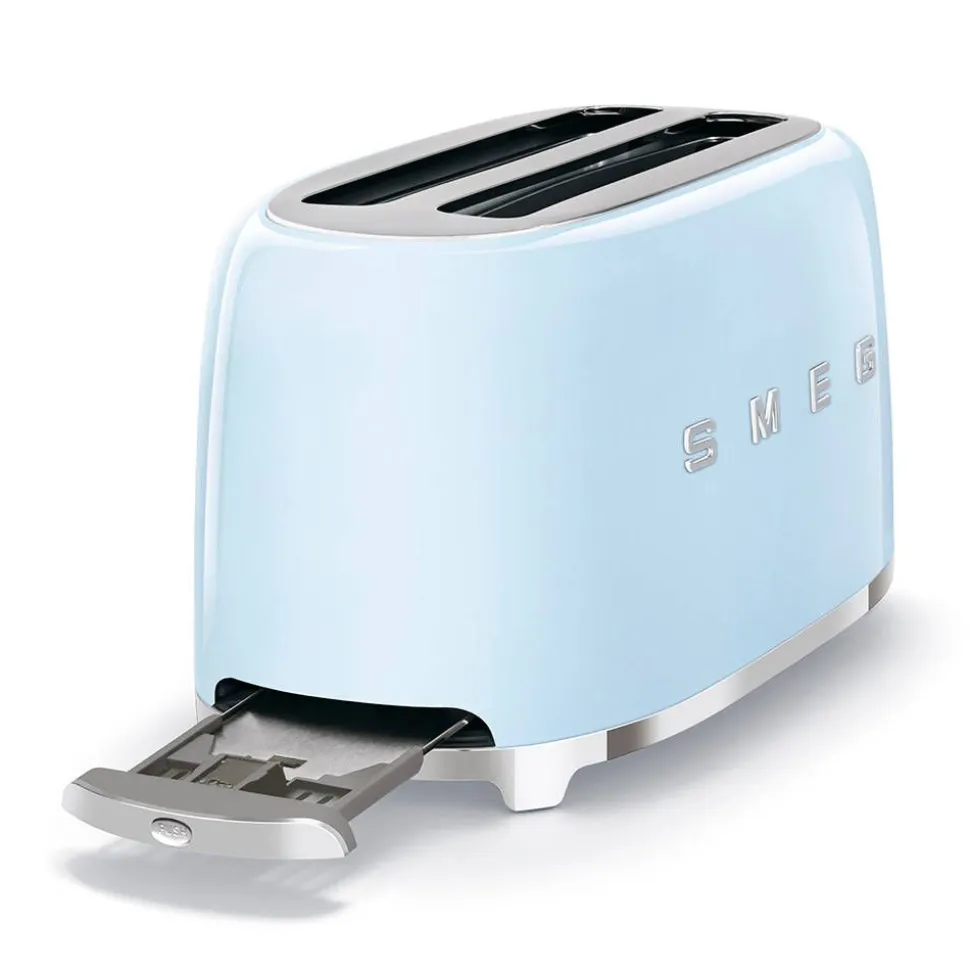 Smeg leivänpaahdin TSF02PBEU 4-viipaleen, pastellinsininen