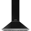 Smeg liesituuletin KPF9BL Portofino 90 cm musta seinämalli