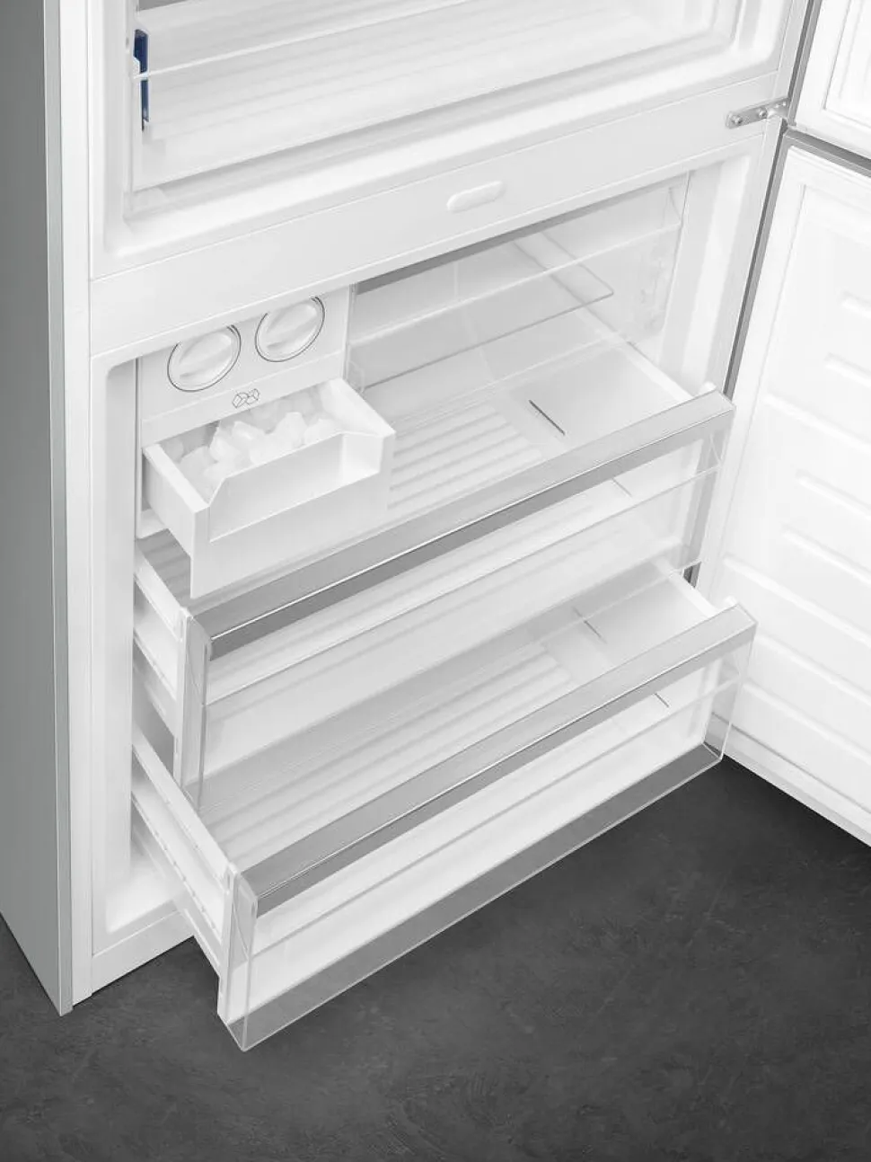 Smeg Portofino jääkaappipakastin FA490RX5 teräs oikea