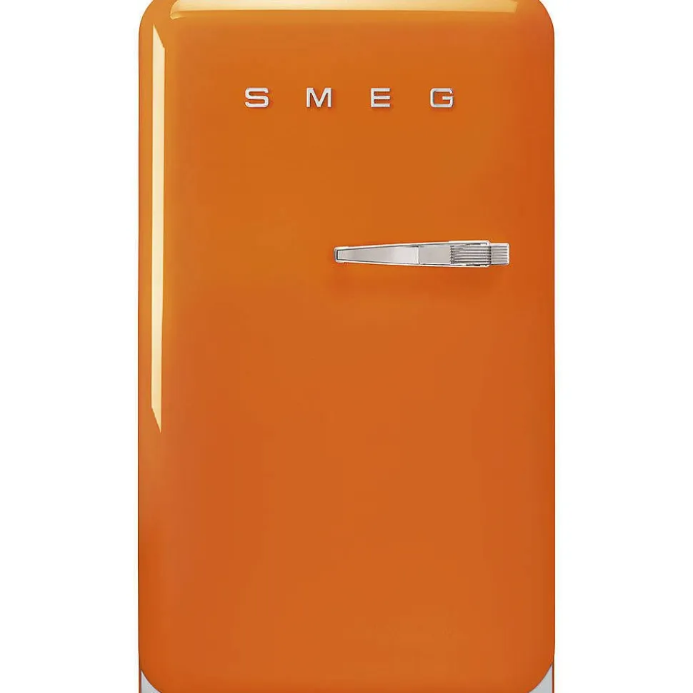Smeg retrojääkaappi FAB10LOR5, oranssi, vasen