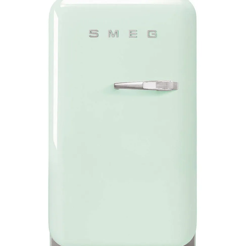 Smeg retrojääkaappi FAB5LPG5 73 cm, pastellinvihreä, vasen