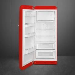 Smeg retrojääkaappi FAB28LRD5 153 cm, pun., vasen