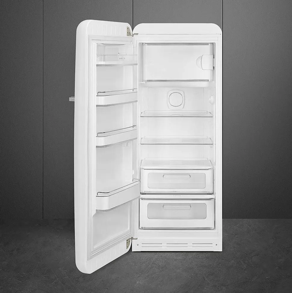 Smeg retrojääkaappi FAB28LWH5 153 cm, valk., vasen
