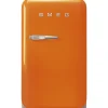 Smeg retrojääkaappi FAB5ROR5 73 cm, oranssi, oikea