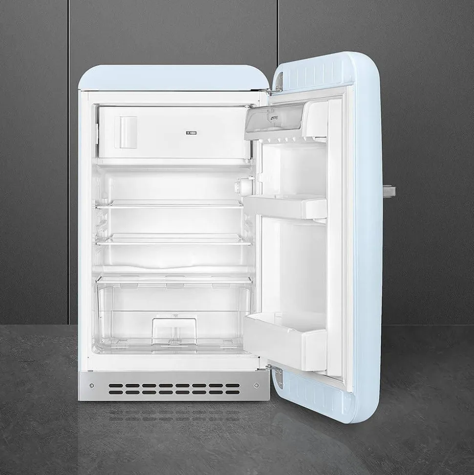Smeg retrojääkaappi FAB10RPB5, pastellinsininen, oikea