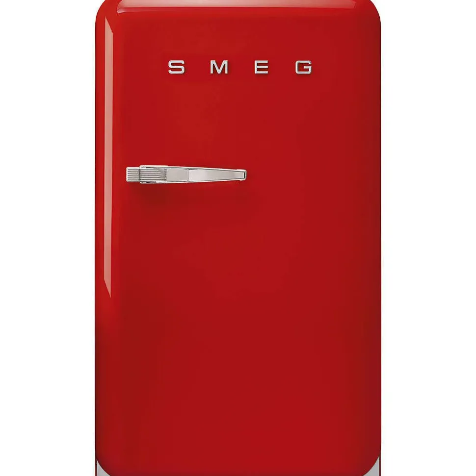 Smeg retrojääkaappi FAB10RRD5, punainen, oikea