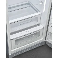 Smeg retrojääkaappi FAB28RSV5 153 cm, hopea, oikea