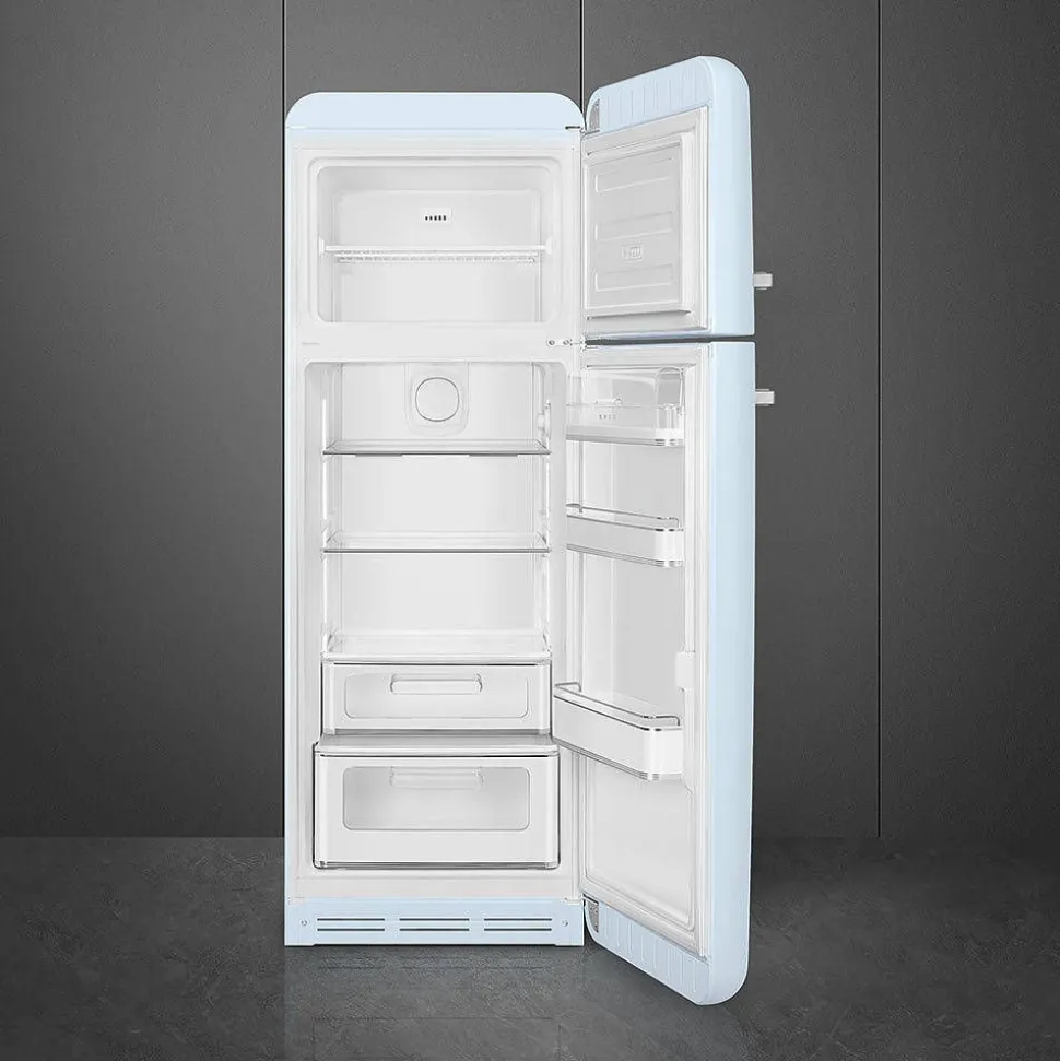 Smeg retrojääkaappipakastin FAB30RPB5 pastellinsininen, oikea