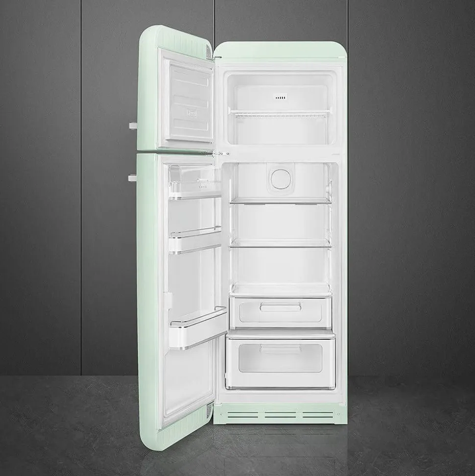 Smeg retrojääkaappipakastin FAB30LPG5 pastellinvihreä, vasen
