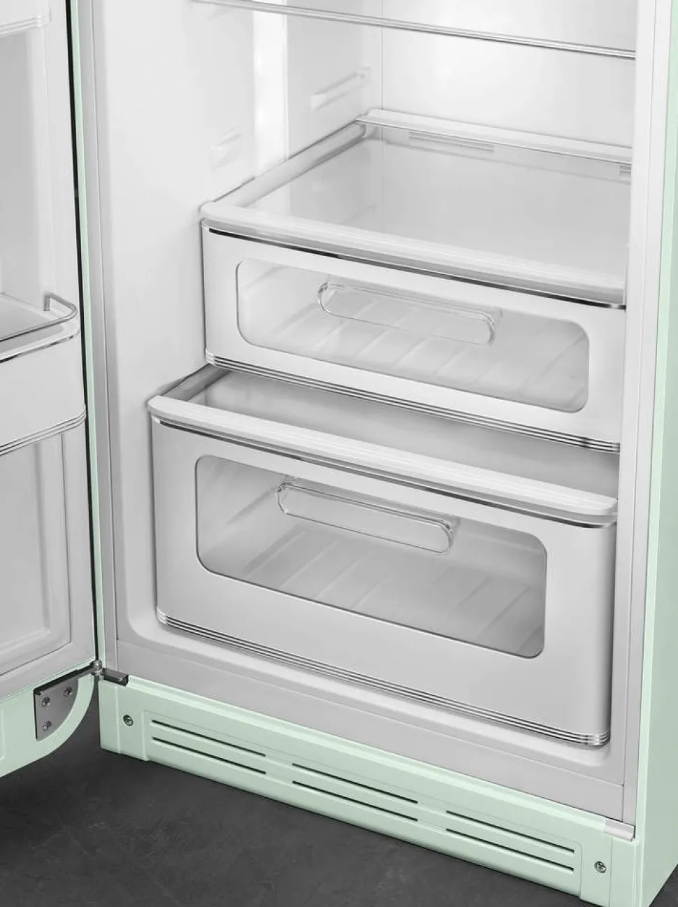 Smeg retrojääkaappipakastin FAB30LPG5 pastellinvihreä, vasen
