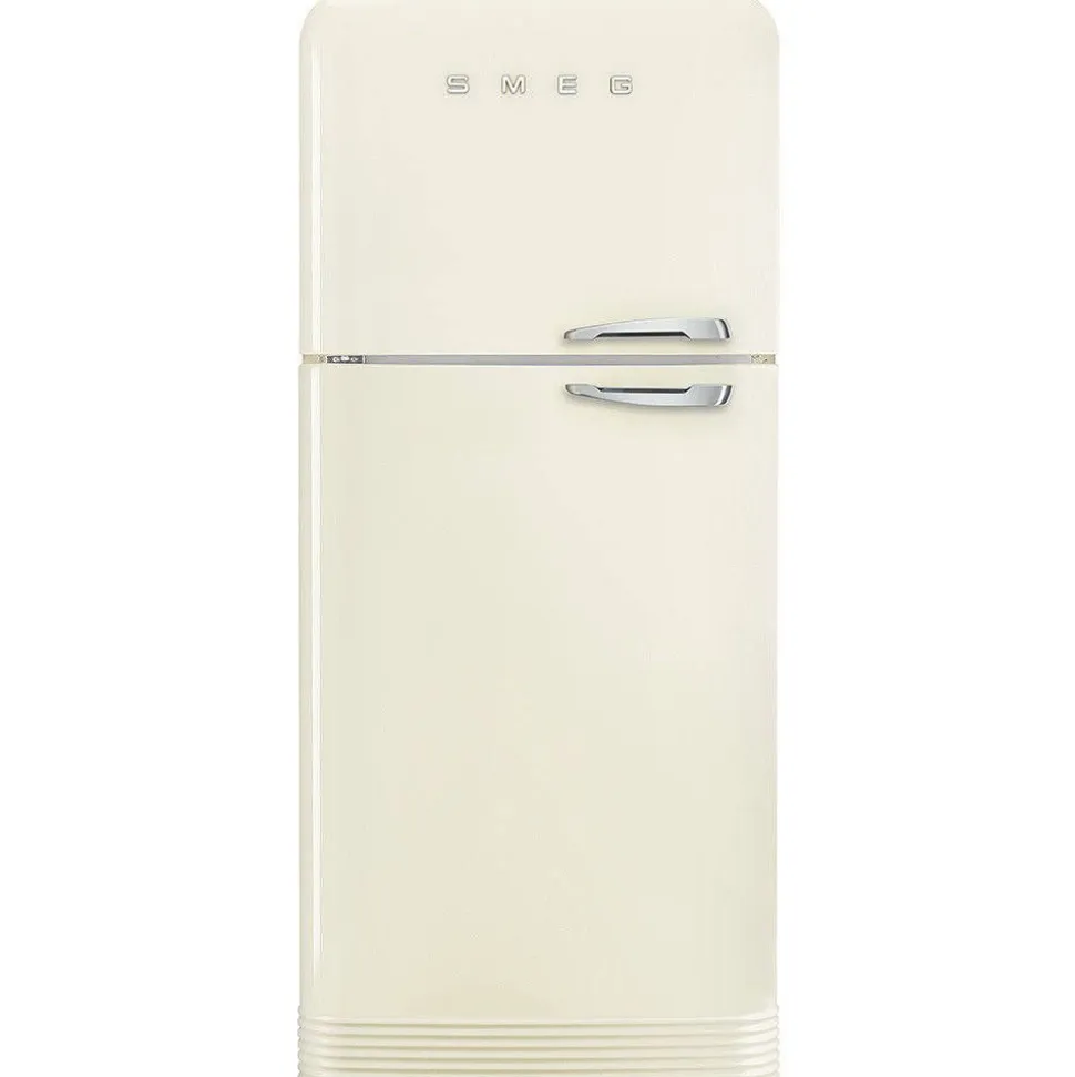 Smeg retrojääkaappi-pakastin FAB50RCR5, kerma, vasen