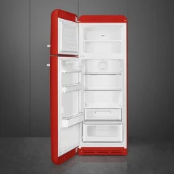 Smeg retrojääkaappipakastin FAB30LRD5 punainen, vasen