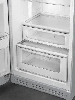 Smeg retrojääkaappipakastin FAB30LSV5 hopea, vasen